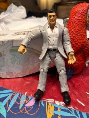 WWE 1999 Jakks Pacific WWE Titan Tron Live Vince McMahon action figure, featurin